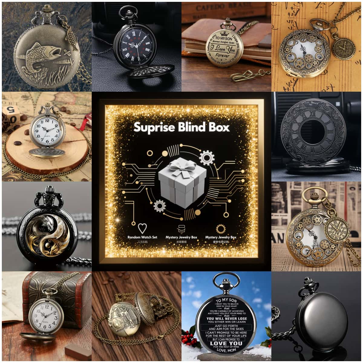 Fashion Women Watches - 1 szt. Niespodzianka - Tajemniczy Zegarek