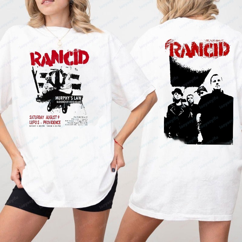 Women'S Fashion Edgy - Koszulka z dwustronnym nadrukiem Rancid, unisex,