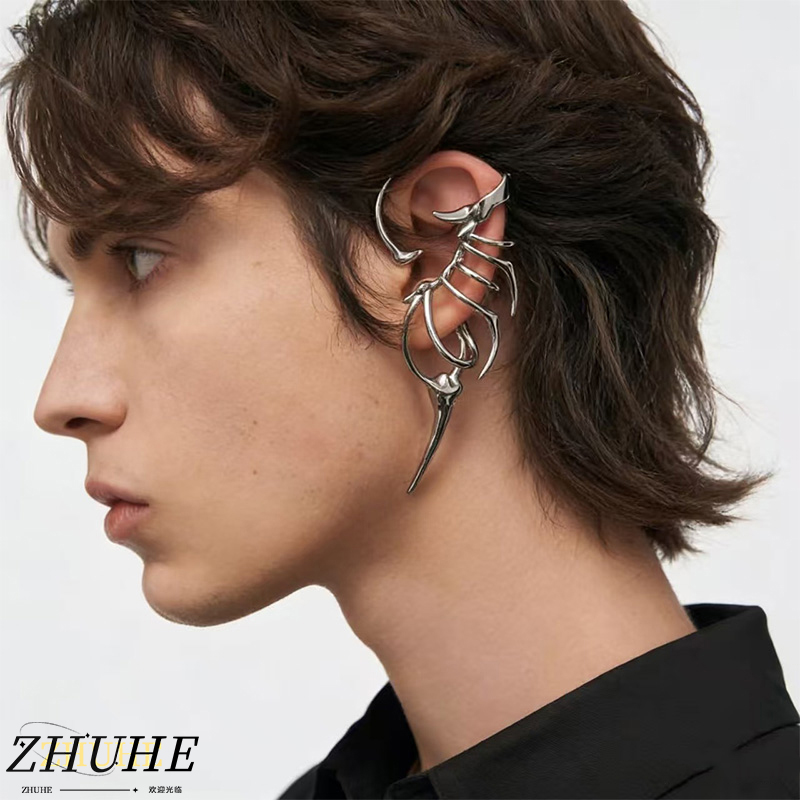 Women'S Fashion Edgy - Ozdobny nausznik w stylu szkieletu dla