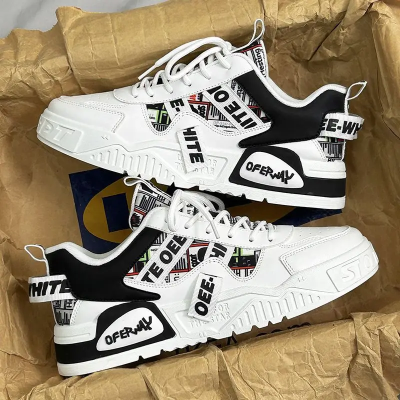 Women'S Fashion Tennis Shoes - Casual Fashion Skórzane trampki Nowa deskorolka