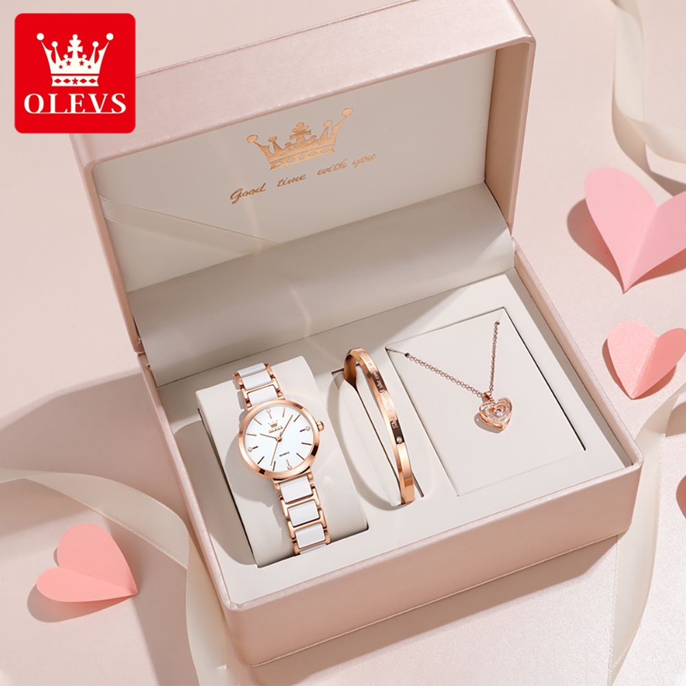 Fashion Women Watches - OLEVS Damski Zegarek 5877 Luksusowy Elegancki