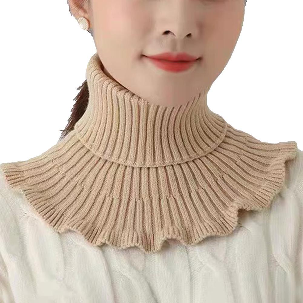 Turtleneck Bodysuit - Ciepły z dzianiny z kołnierzem szalik