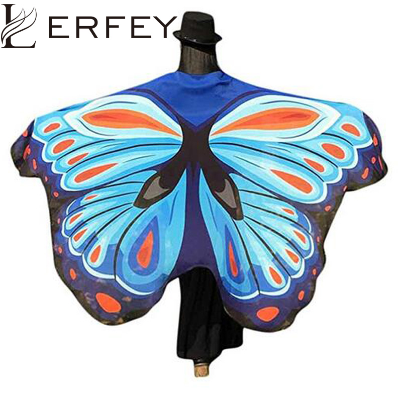 Women'S Fashion Poncho - LERFEY kobiety szalik plażowy Pashmina skrzydło