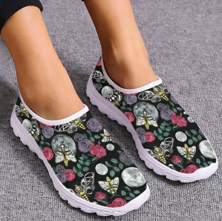 Women'S Fashion Tennis Shoes - Modne, kolorowe sneakersy z gradientem, motywem