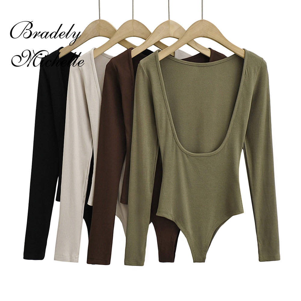 Turtleneck Bodysuit - Damska seksowna odzież z długim rękawem