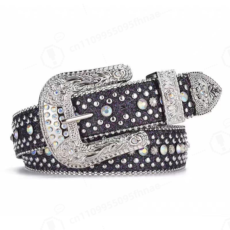 Fashion Women Belt - Pasek z dżetami w stylu Y2K
