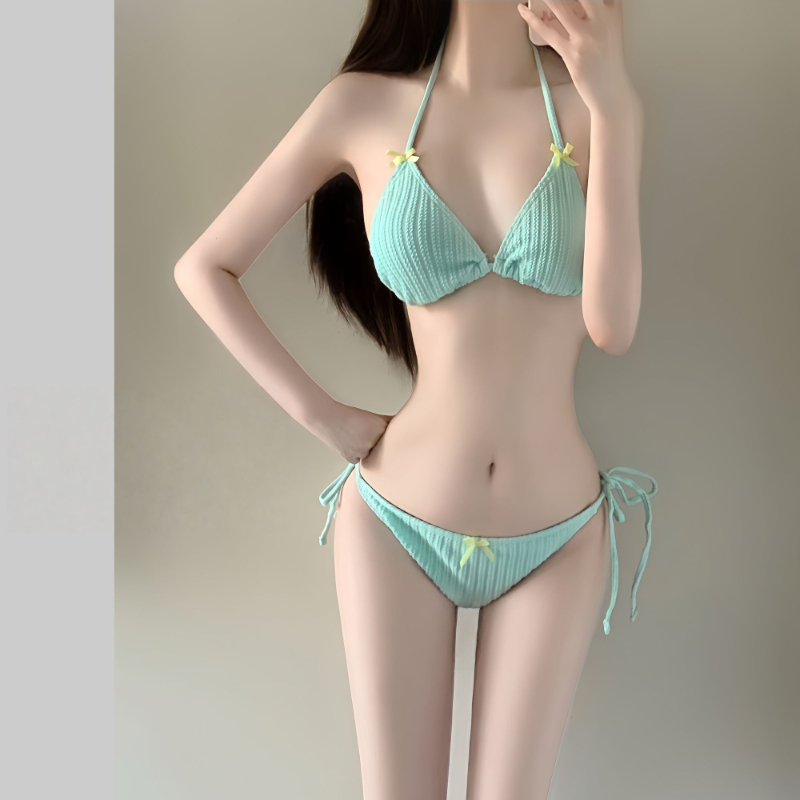 Women'S Fashion For 2026 - Damski zestaw bikini z długim rękawem