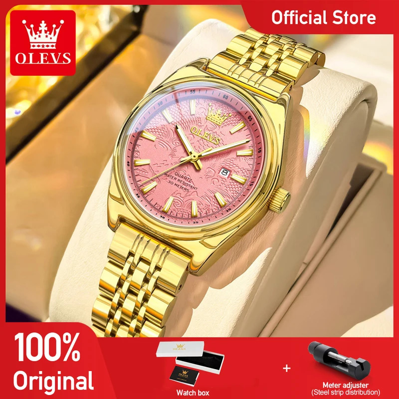 Fashion Women Watches - OLEVS Nowy Zegarek Damski 3703 Elegancki