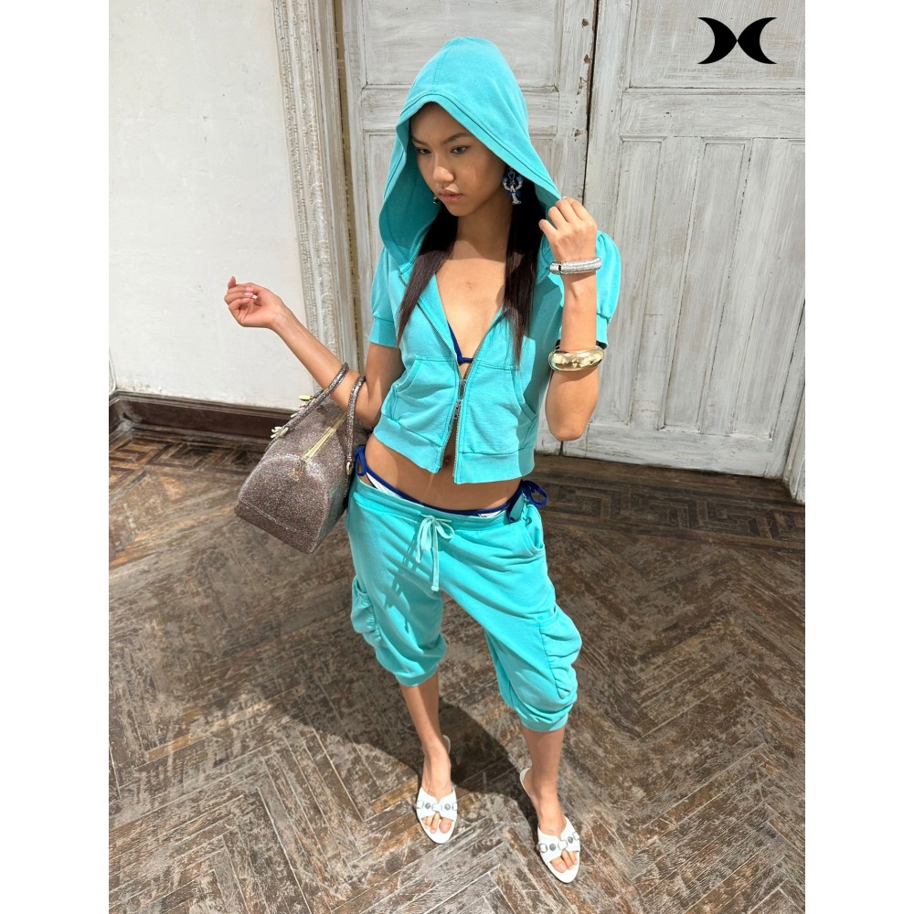 Trend Women Fashion - Amerykański styl street spice girl, krótki