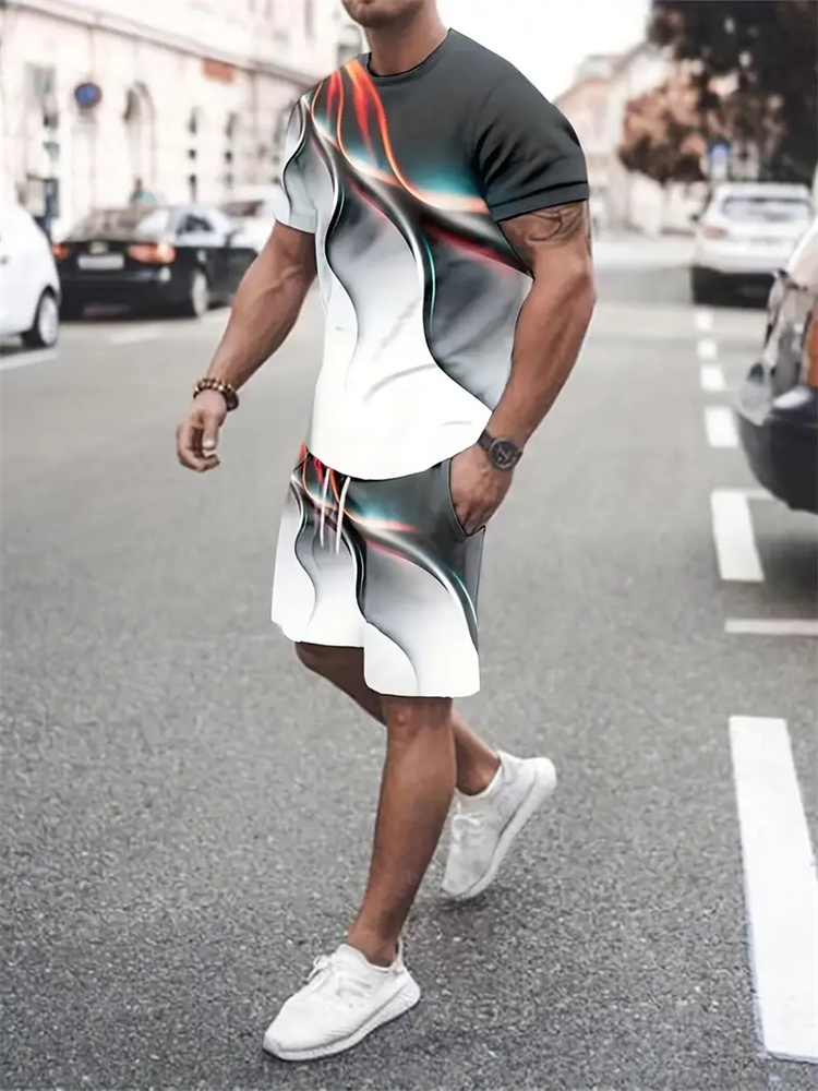 Męski Damski Gradientowy T-shi – Trend Women Fashion recenzja i cena