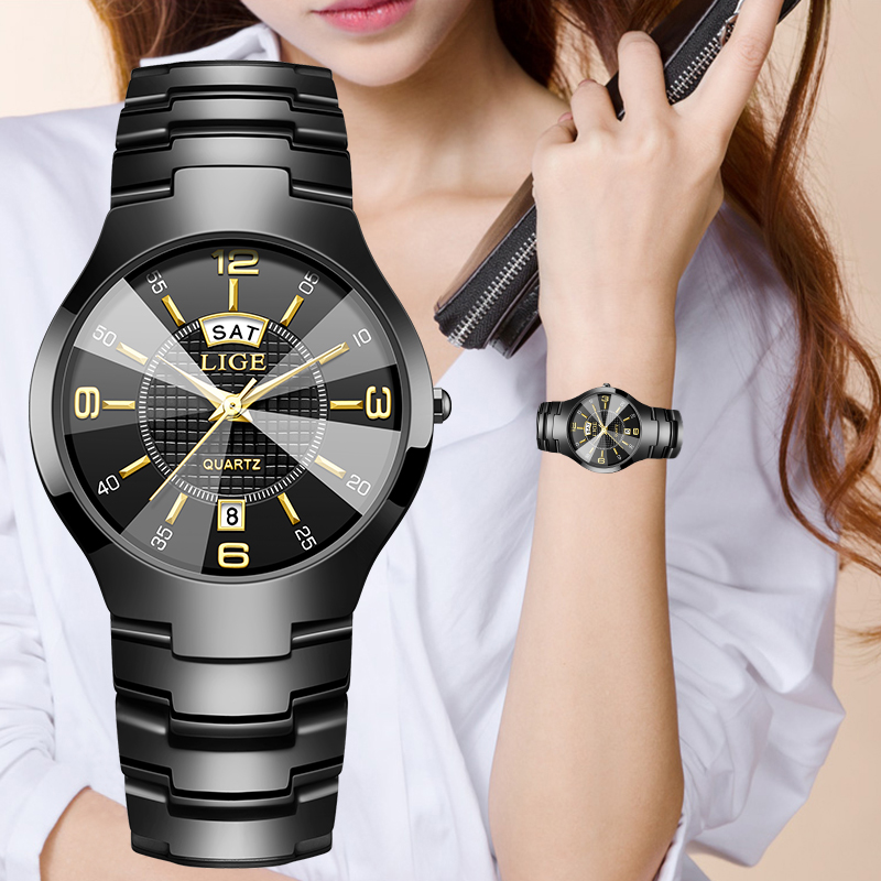 Elegancki zegarek damski LIGE, – Fashion Women Watches recenzja i cena