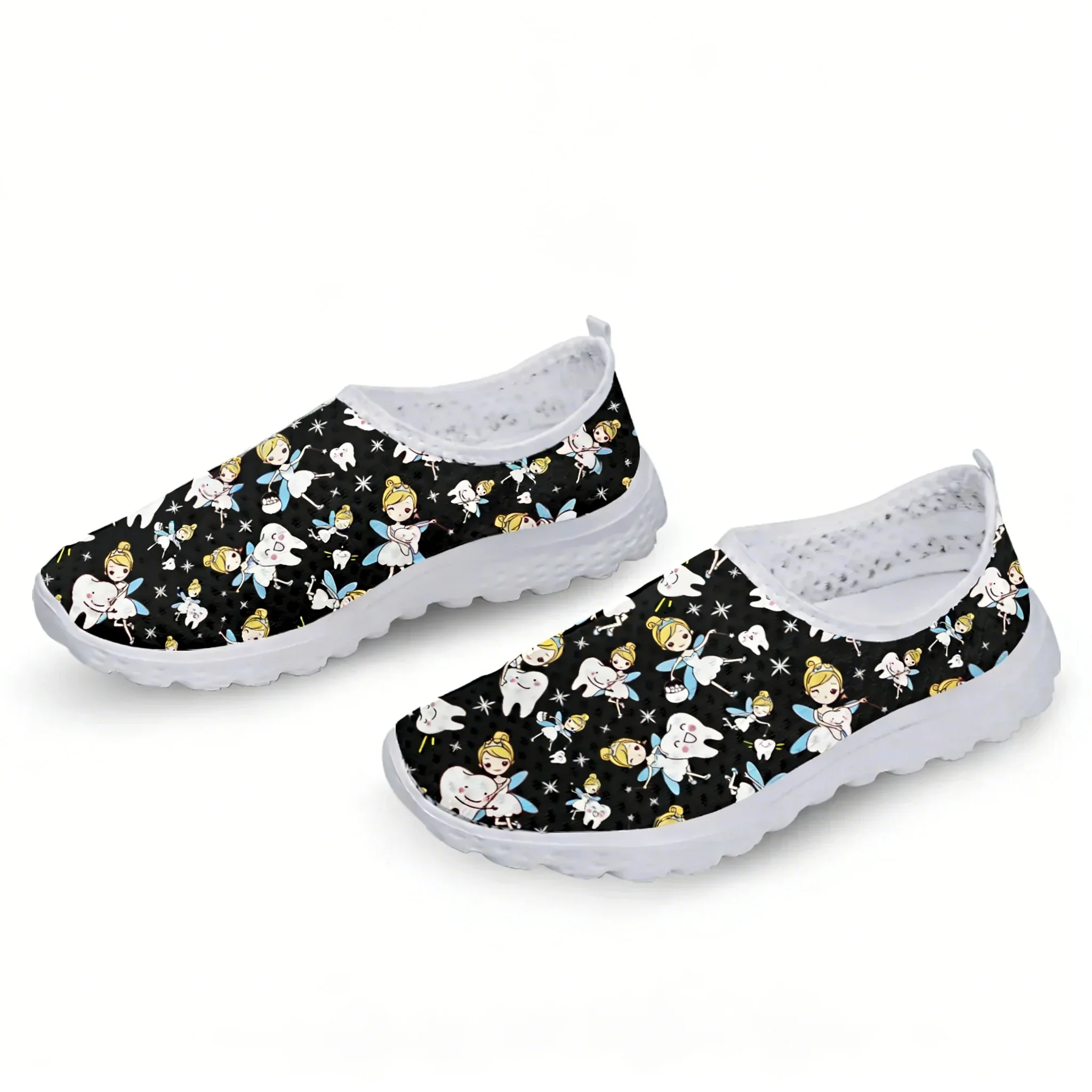 Urocze kreskówkowe sneakersy z – Women'S Fashion Tennis Shoes recenzja i cena