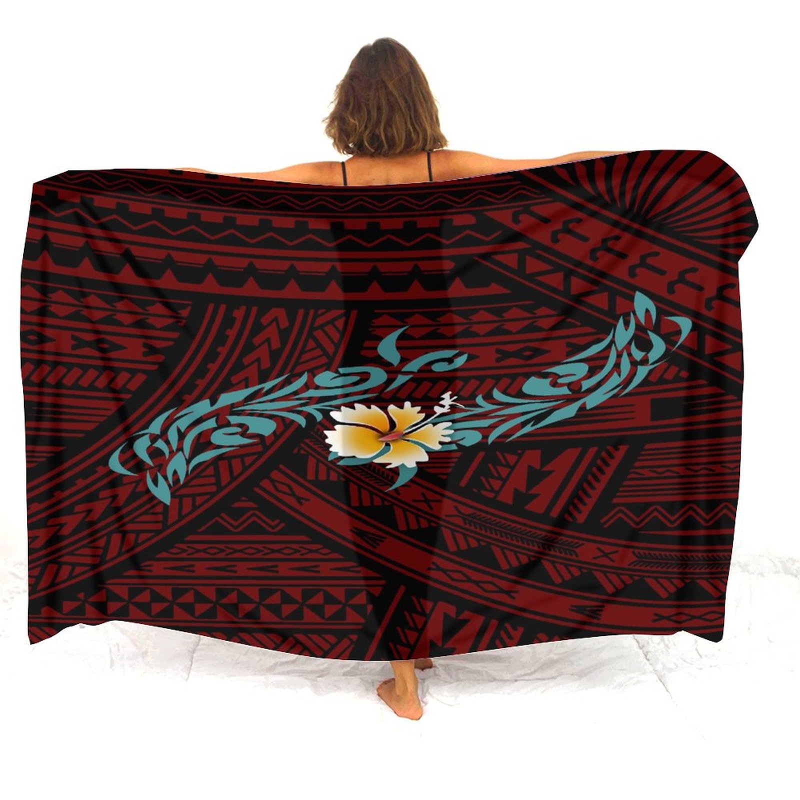 Hawajski kurort plażowy poline – Printed Wrap Skirt recenzja i cena
