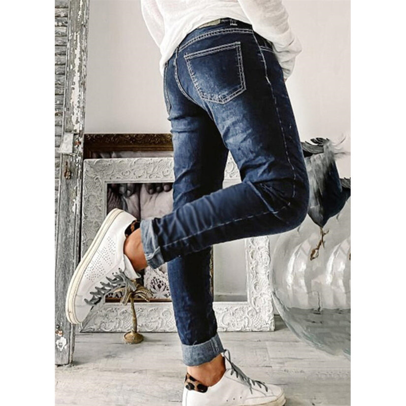 Damskie dżinsy zapinane na guz – Mom Jeans Women recenzja i cena