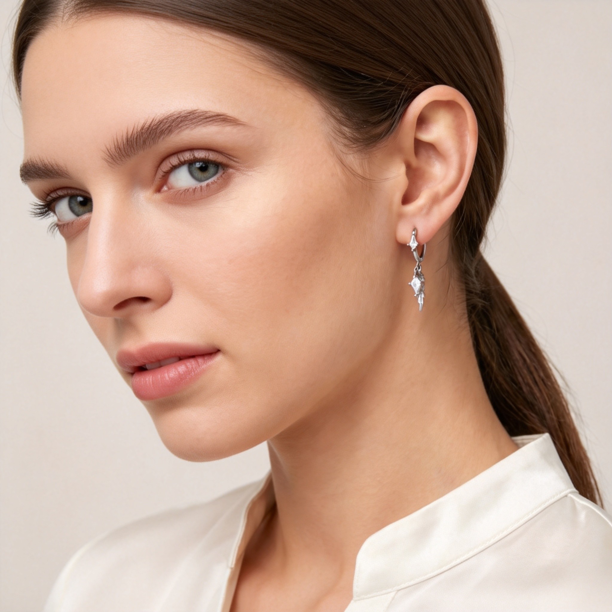 Kolczyki Koła z Cyrkoniami w K – Women'S Fashion Edgy recenzja i cena
