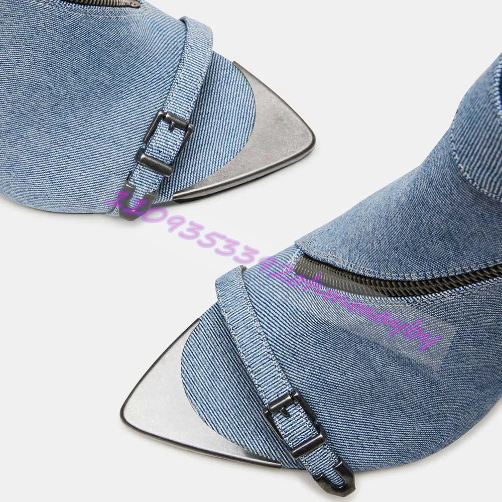 Letnie niebieskie dżinsowe bot – Fashion Women Belt recenzja i cena