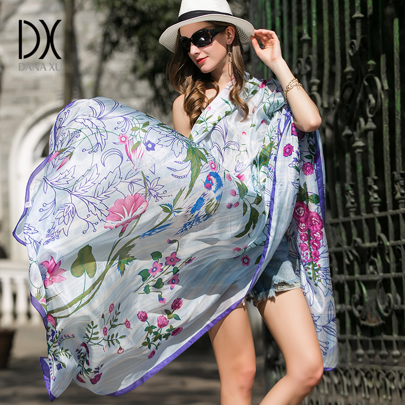 DANA XU 100% Jedwabne Chusty n – Women'S Fashion Poncho recenzja i cena