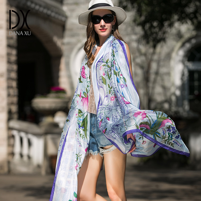 DANA XU 100% Jedwabne Chusty n – Women'S Fashion Poncho recenzja i cena