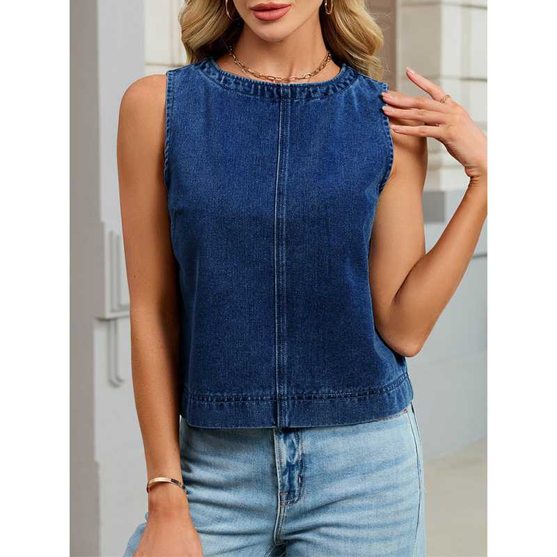Benuynffy Casualowa Okrągła De – Women Fashion Vest recenzja i cena