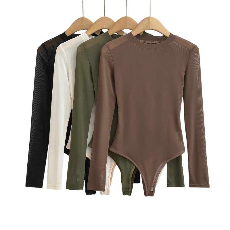 Siateczkowy dekolt z długim rę – Turtleneck Bodysuit recenzja i cena