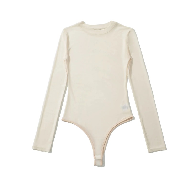 Siateczkowy dekolt z długim rę – Turtleneck Bodysuit recenzja i cena