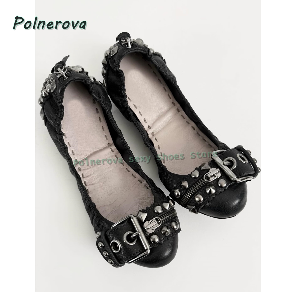 Buty Mary Jane z nitowaną klam – Fashion Women Belt recenzja i cena