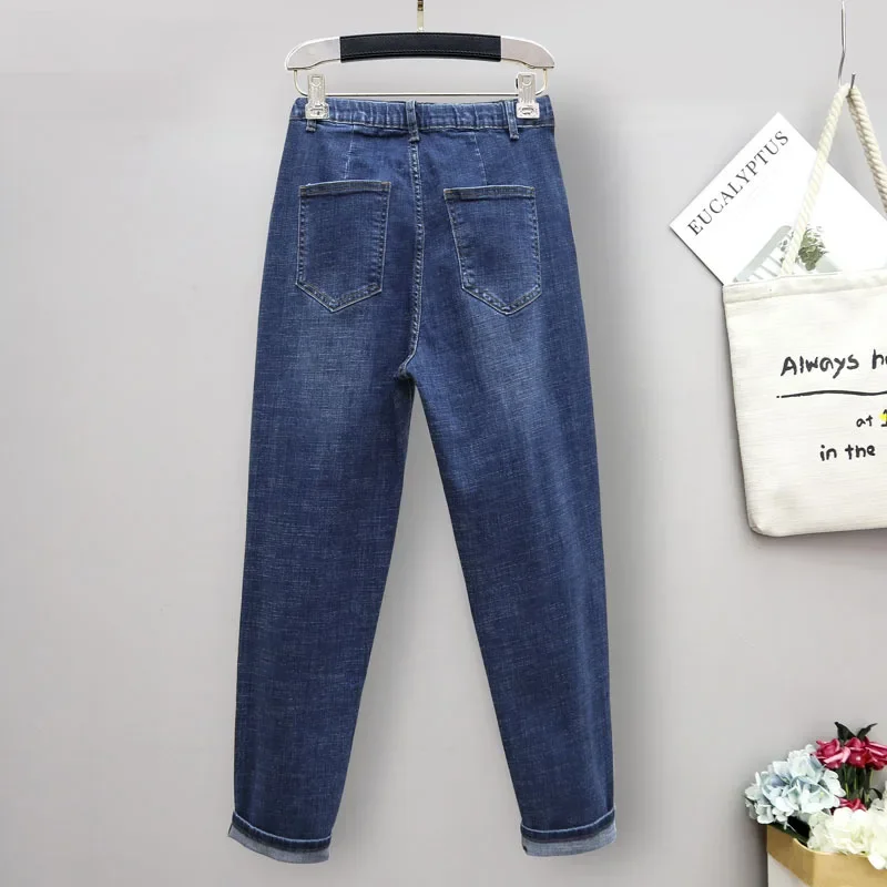 Wiosna jesień dżinsy w dużym r – Mom Jeans Women recenzja i cena