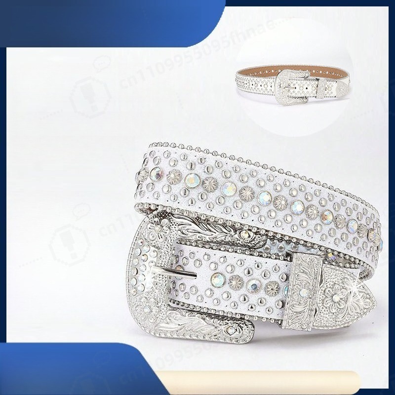 Pasek z dżetami w stylu Y2K dl – Fashion Women Belt recenzja i cena