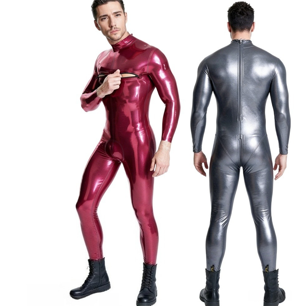 Gumowy kombinezon lateksowy z  – Turtleneck Bodysuit recenzja i cena