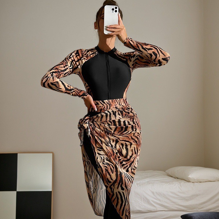2026 Skromny muzułmański burki – Printed Wrap Skirt recenzja i cena