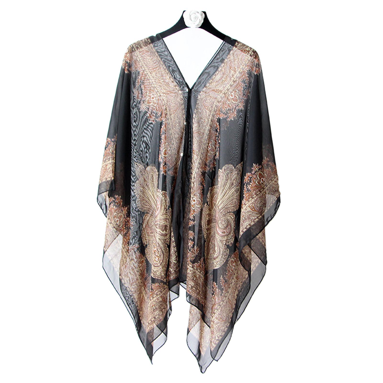 5 Kolorów Plażowa Chusta Ochro – Women'S Fashion Poncho recenzja i cena