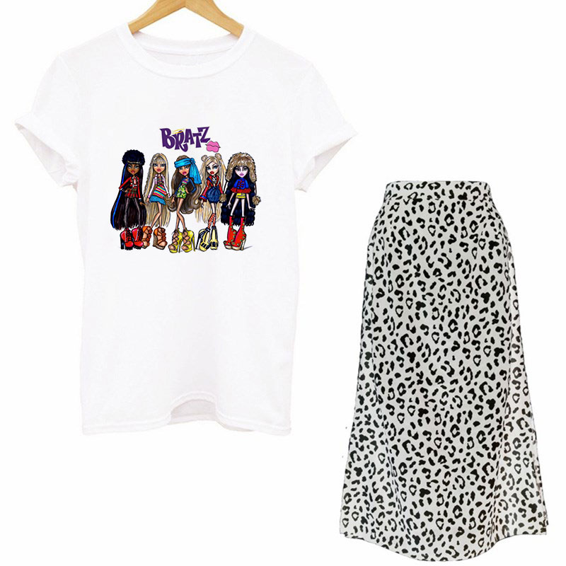 Damski zestaw dwuczęściowy Str – Printed Wrap Skirt recenzja i cena