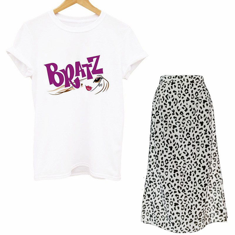 Damski zestaw dwuczęściowy Str – Printed Wrap Skirt recenzja i cena
