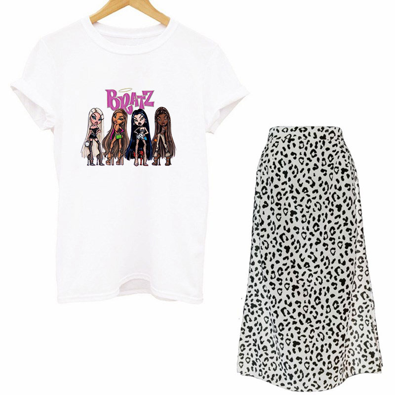 Damski zestaw dwuczęściowy Str – Printed Wrap Skirt recenzja i cena
