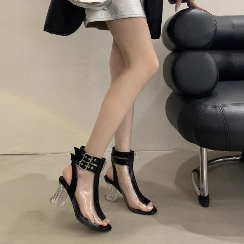 Kryształowe Sandały na Obcasie – Fashion Women Belt recenzja i cena