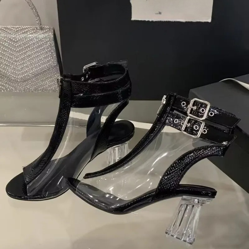 Kryształowe Sandały na Obcasie – Fashion Women Belt recenzja i cena
