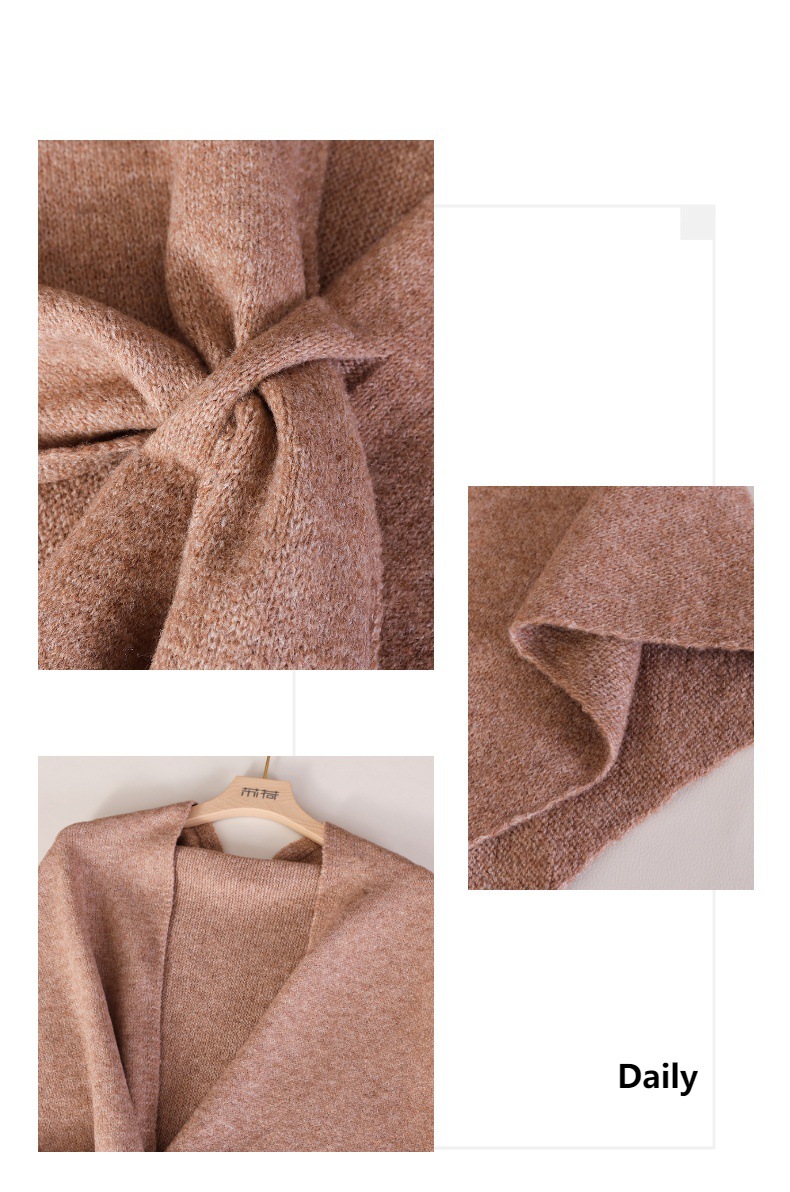 Prosty, jednolity kolor, dzier – Women'S Fashion Poncho recenzja i cena
